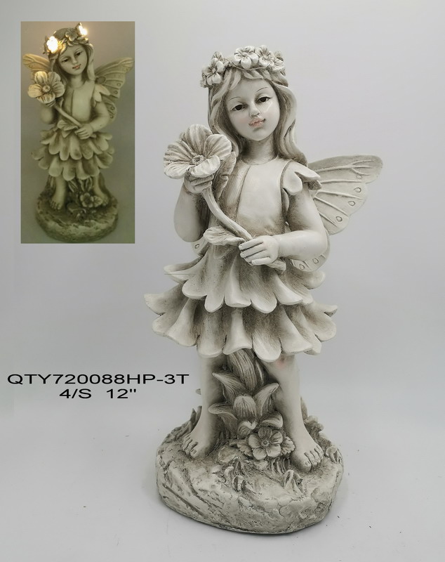Garden fairy with LED