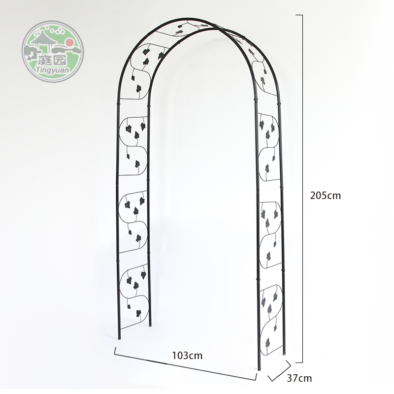 Metal garden arch