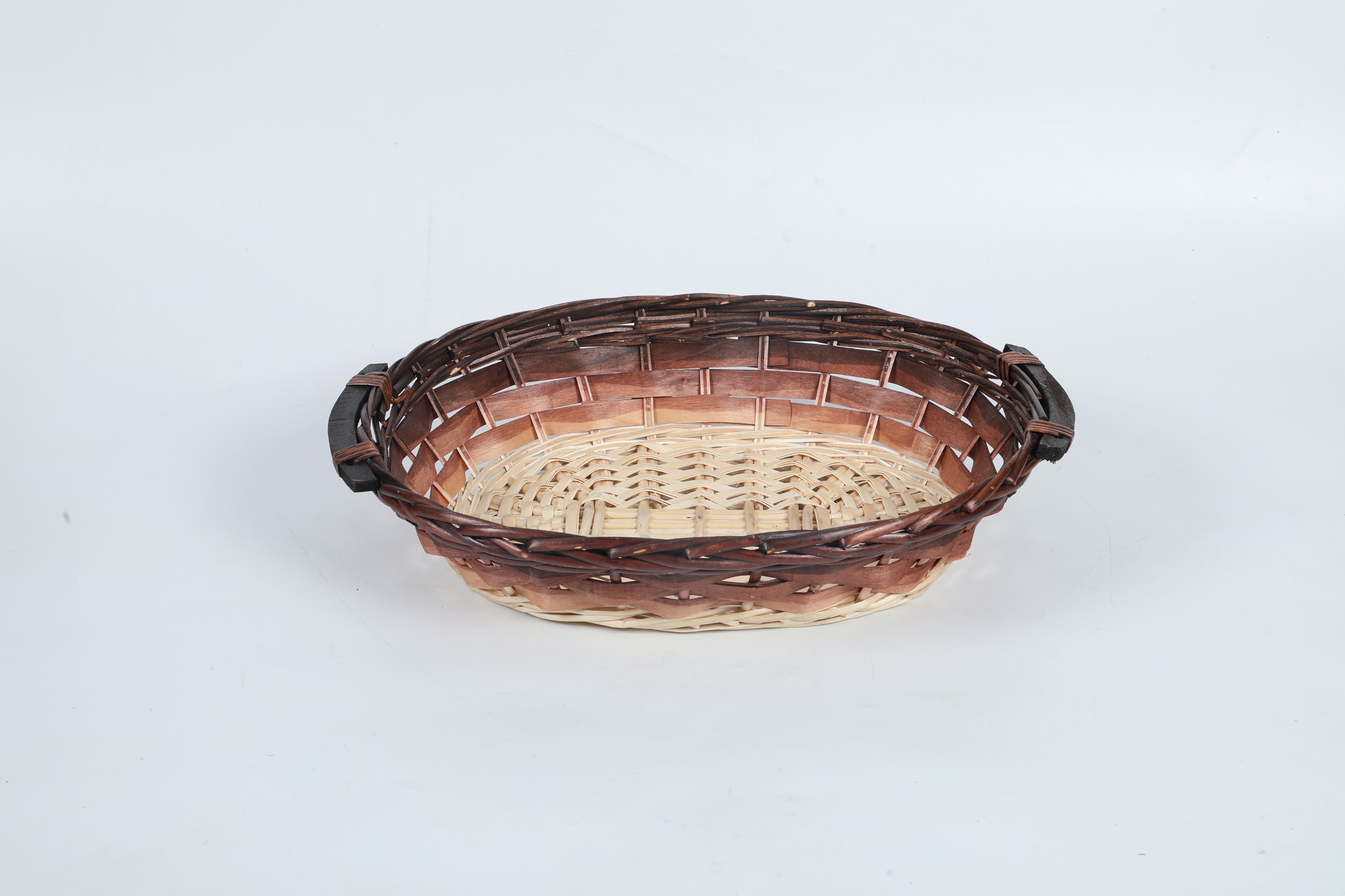 Kingwillow gift tray hot selling empty gift wicker storage fruit basket tray storage tray