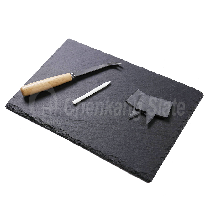 Set of 5, Slate Cheese Set 30x20cm