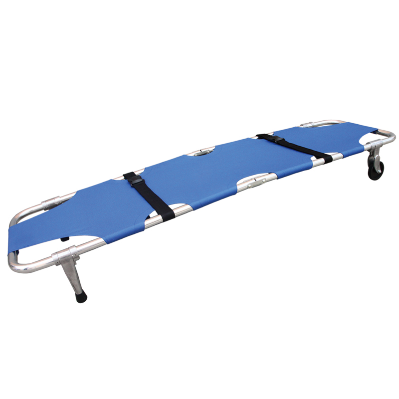 CE Approved Emergency Rescue First Aid Aluminum Alloy Folding Stretcher