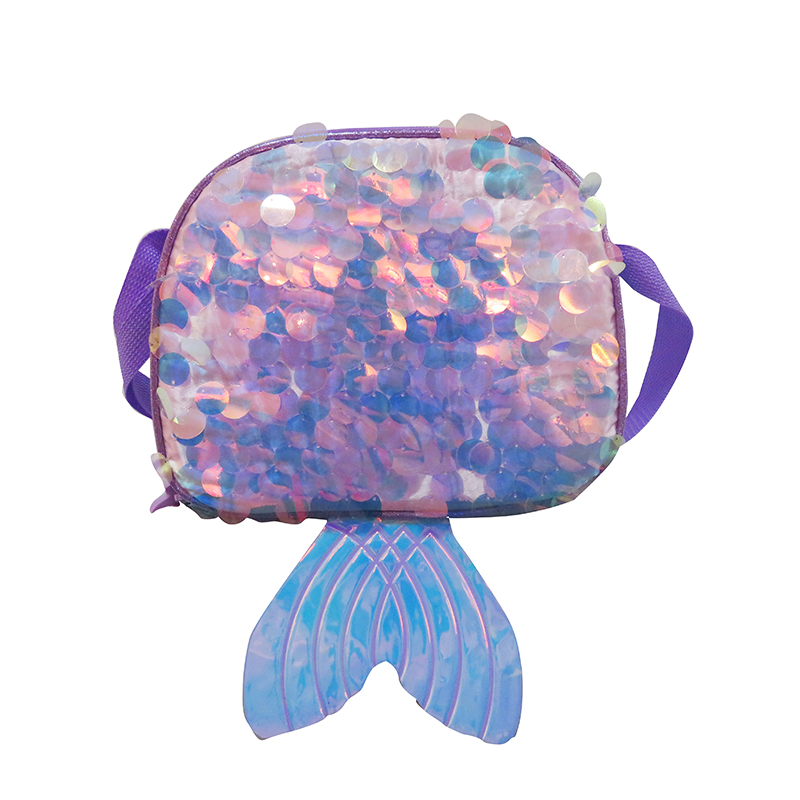Mermaid 3D tail School Lunch Bag