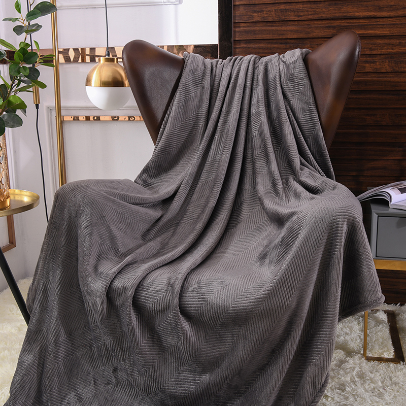 Embossed Flannel blanket