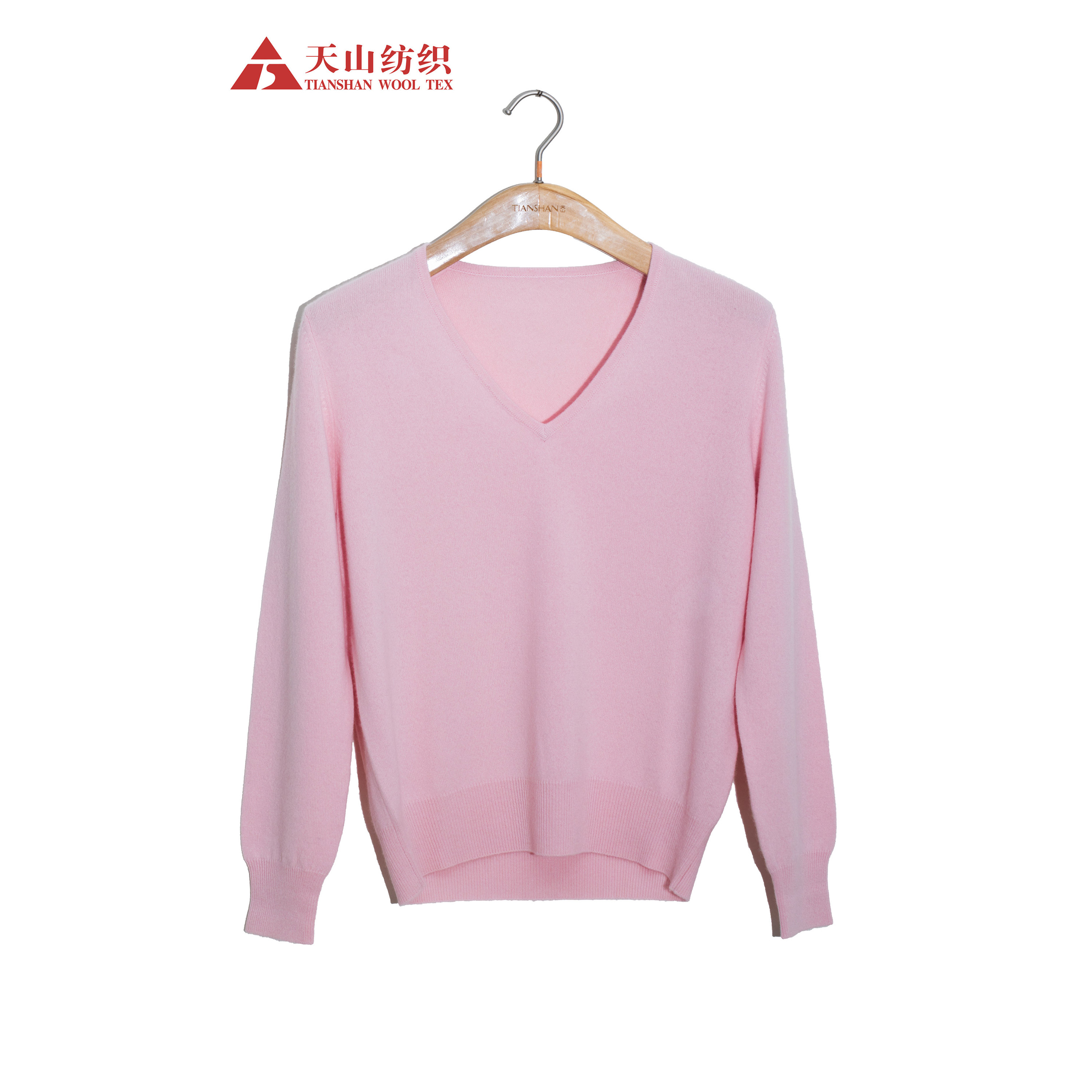 100% Cashmere Lady's V-neckline Sweater