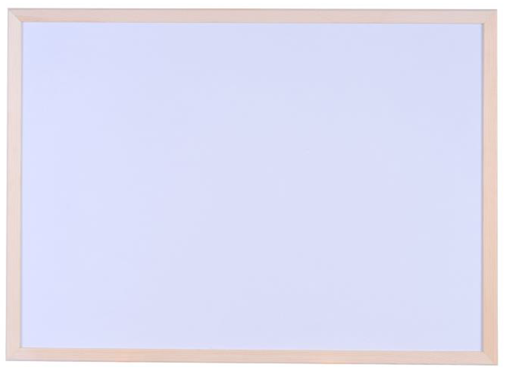 Wooden frame white board