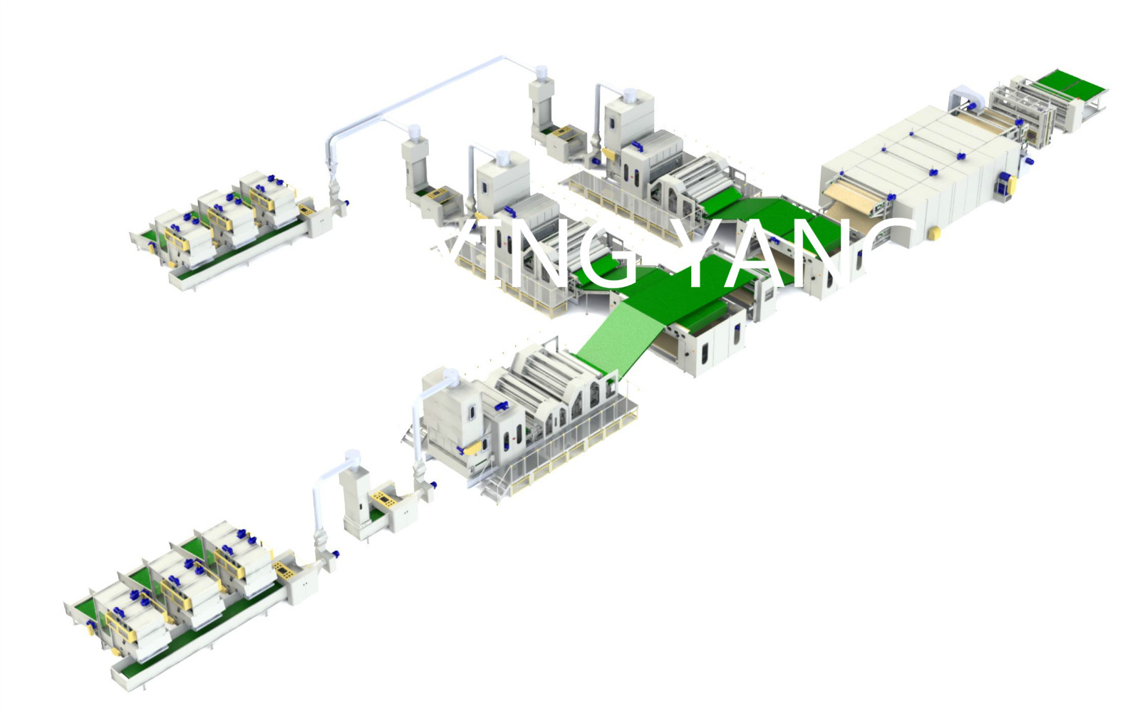 Automatice interling-filling production line