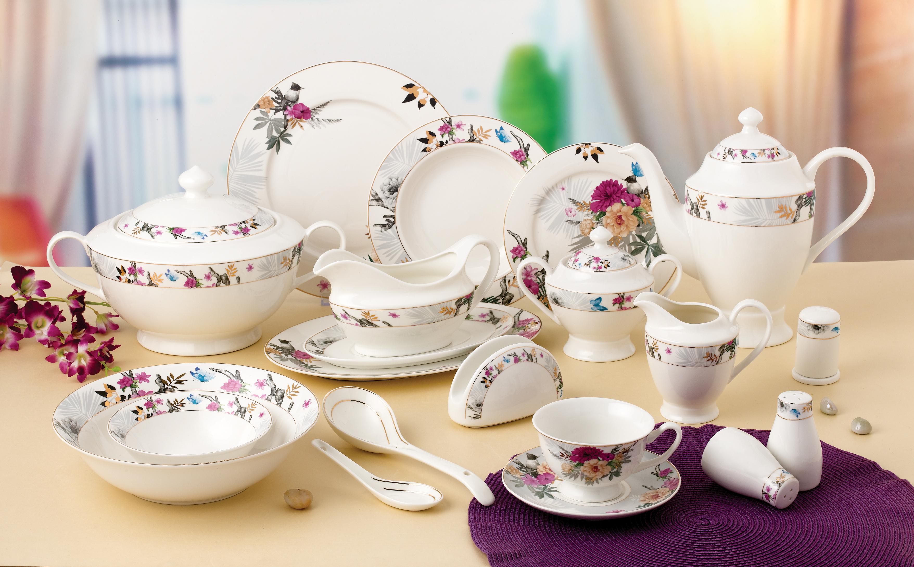 Round Dinner Set 86pcs
