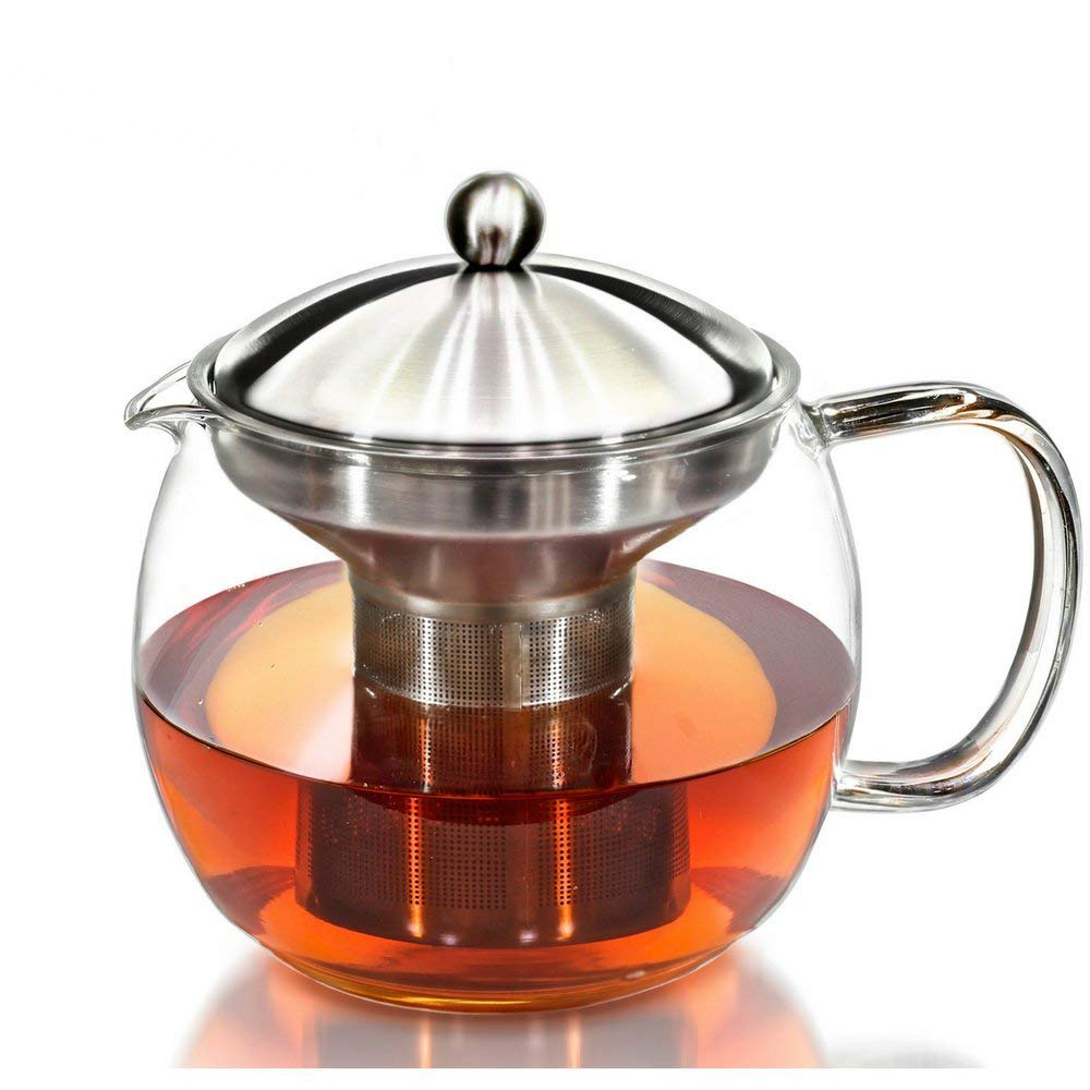 Borosilicate glass teapot
