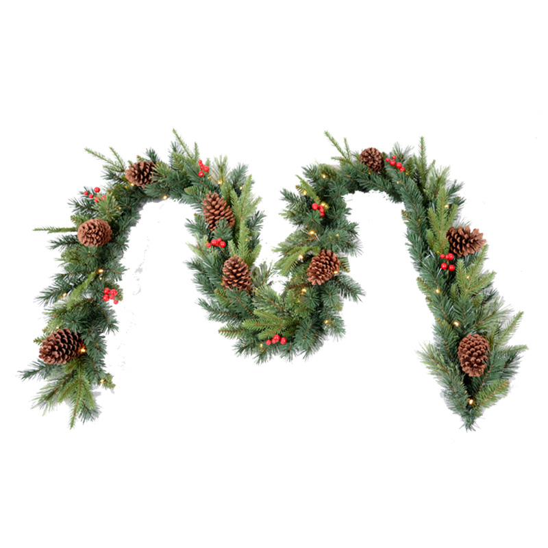 Christmas decoration 6ft PE Garland Front Door Decoration