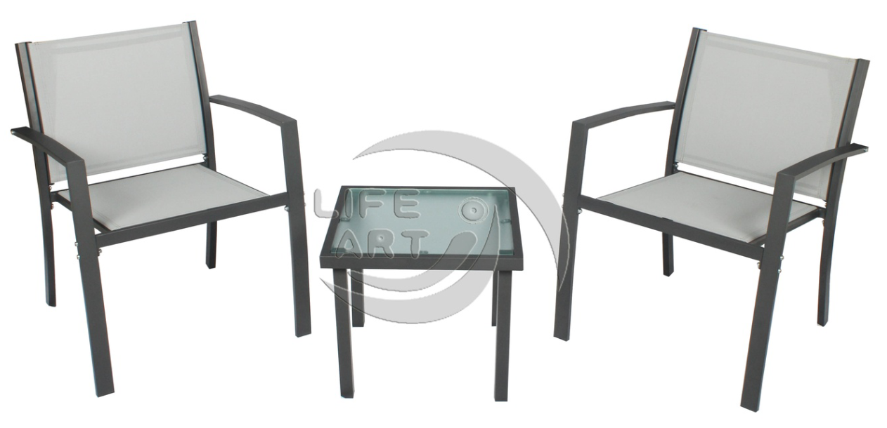 Steel 3pcs KD furniture set