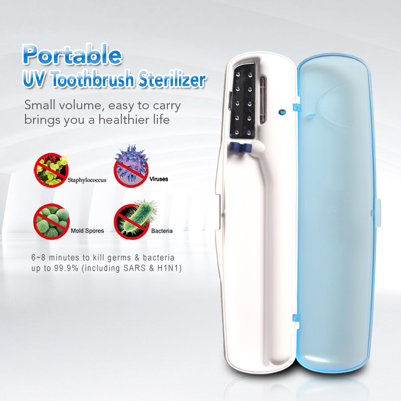 Portable UV Toothbrush Sanitizer