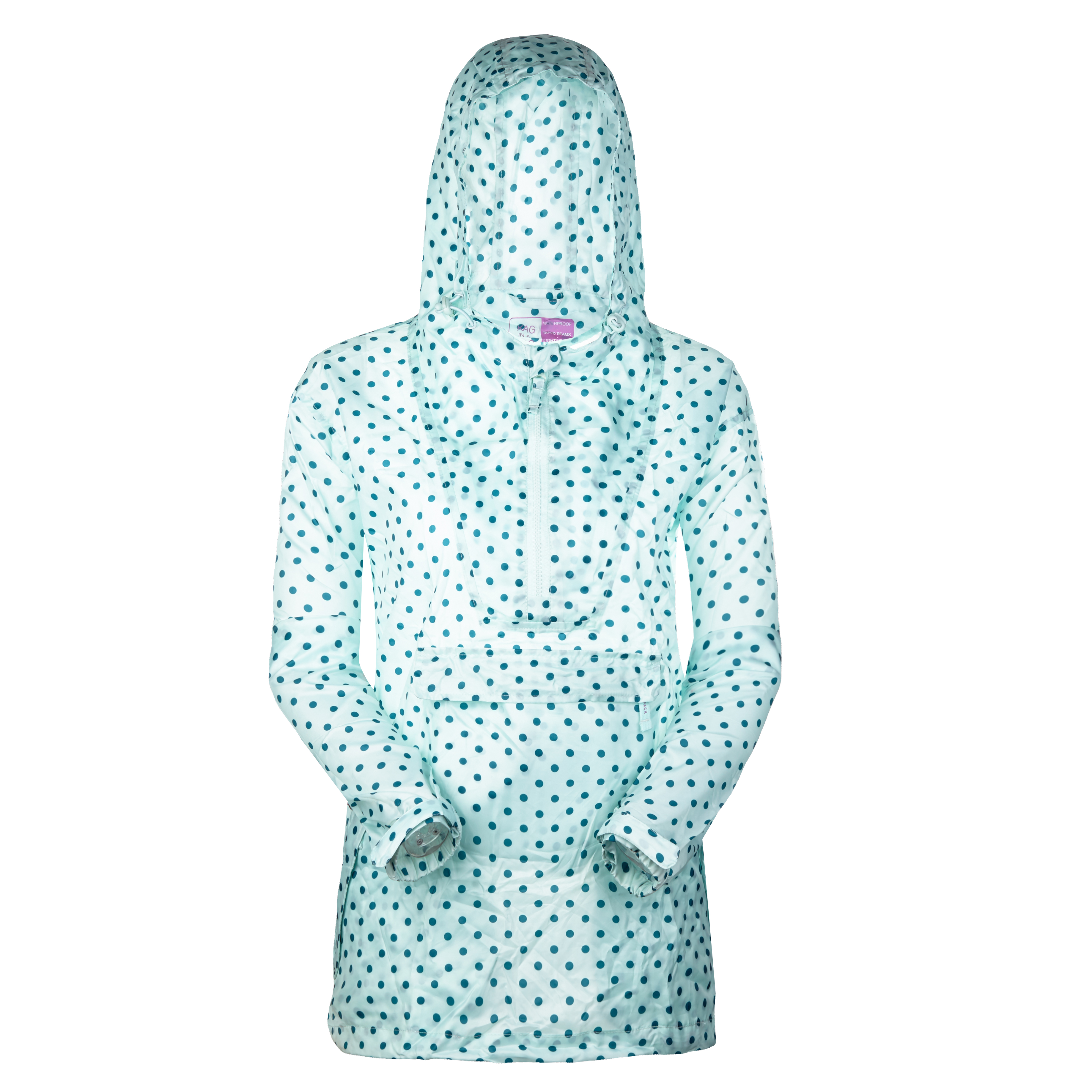 Ladies lightweigt waterproof print jacket