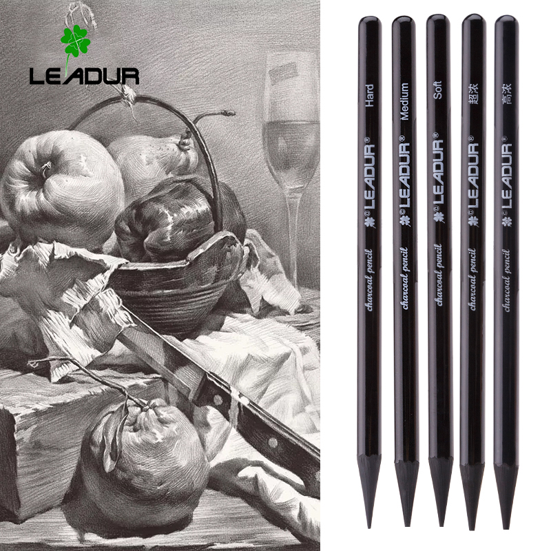 Special sketches for art students: sketch charcoal hard, medium, soft, soft +, soft ++