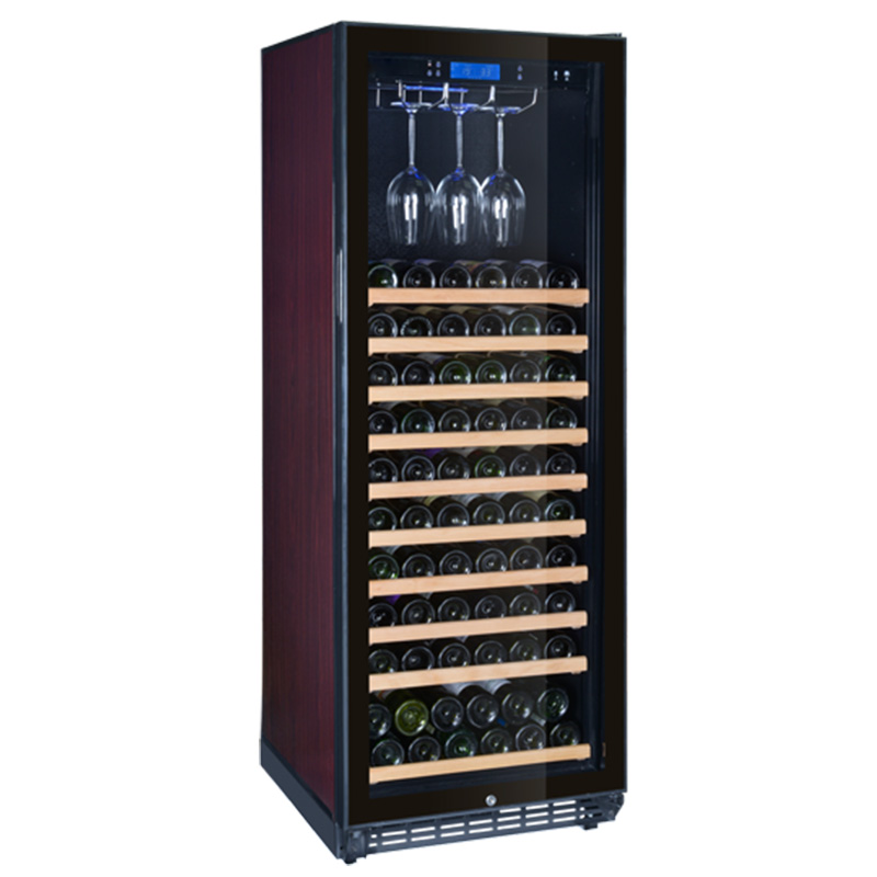 Hot sale mini wine cooler /wine refrigerator for hotel with LED light with CE