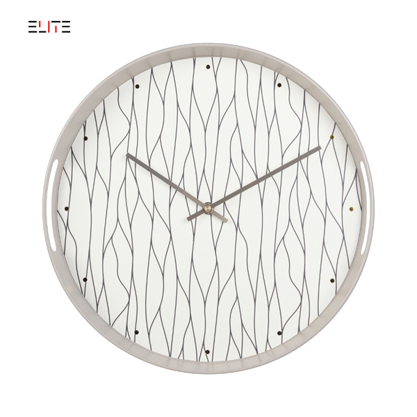 Metal wall clock