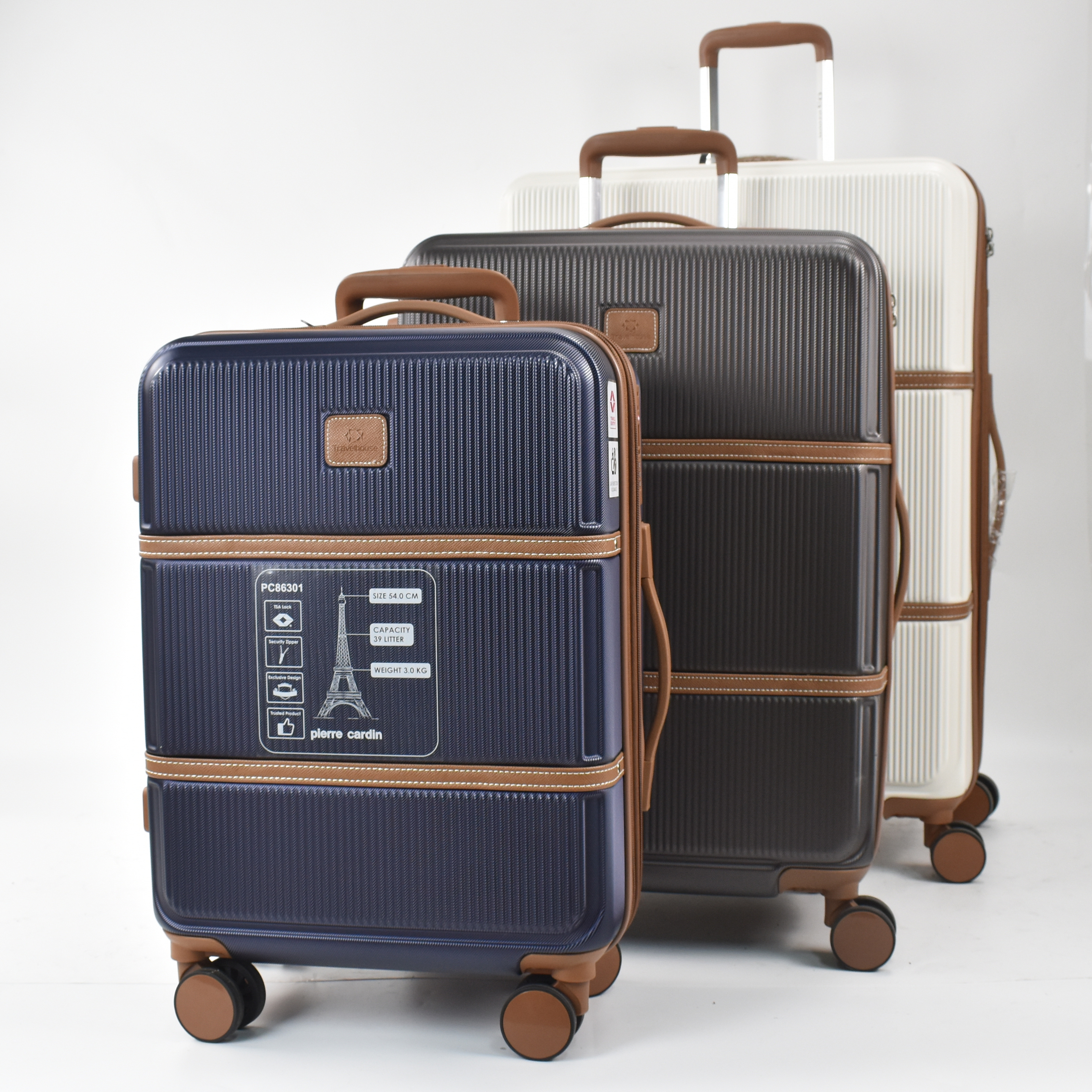 T1978 ABS+PC zipper trolley case