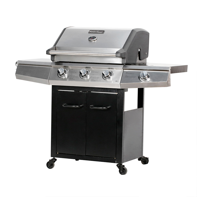 3+1 burner gas grill