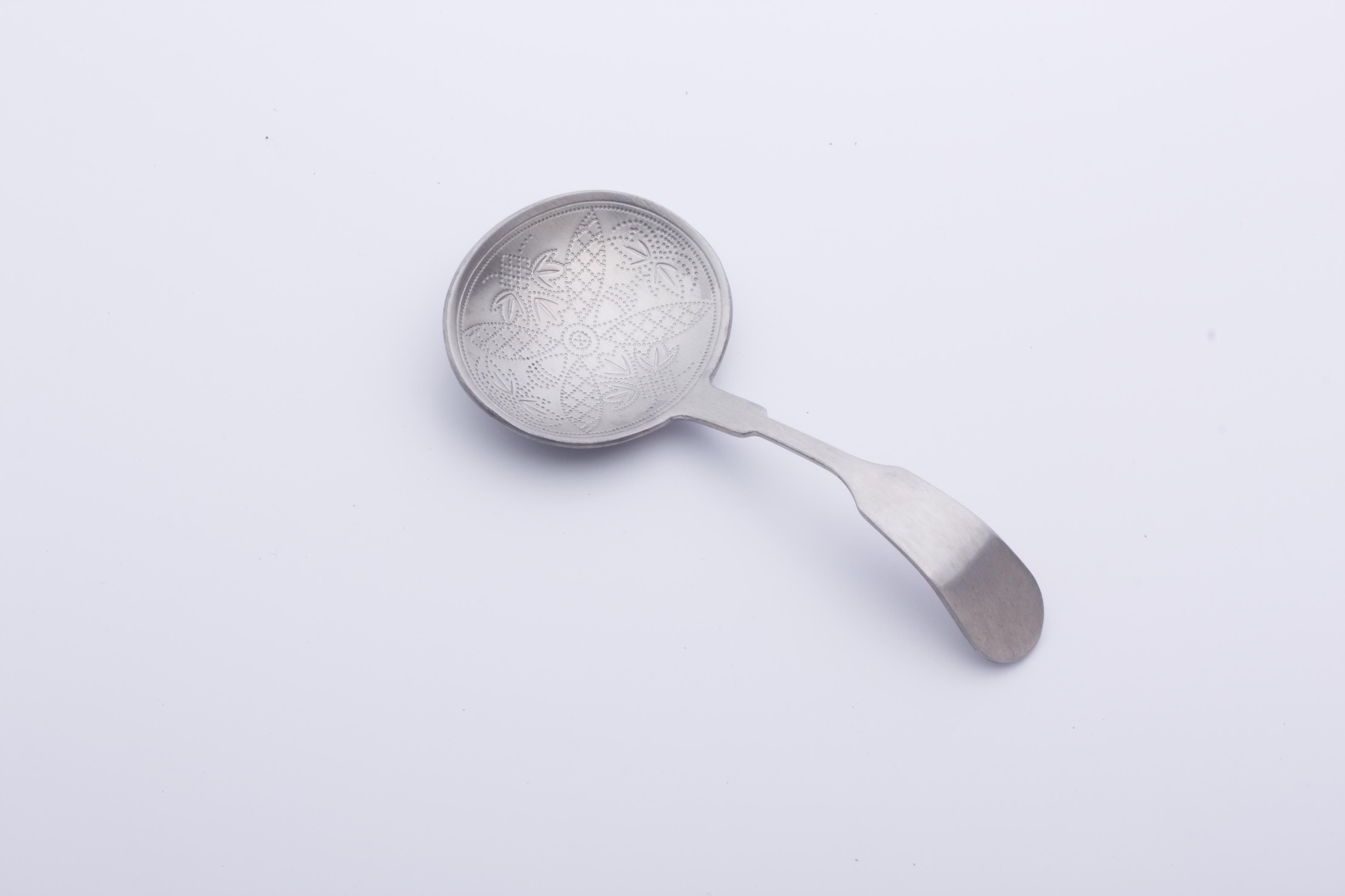 Stainless steel tea server-round shape