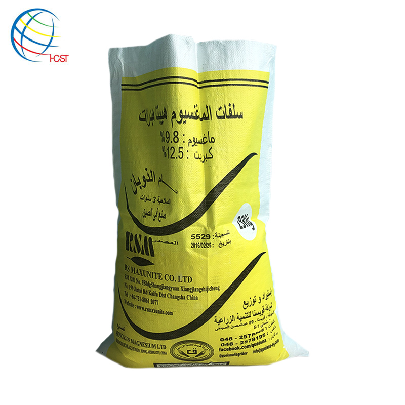 New Material PP Woven Sack Packing Bag For Rice Corn Sugar Flour Grain Maize Feed 25kg 50kg 100kg