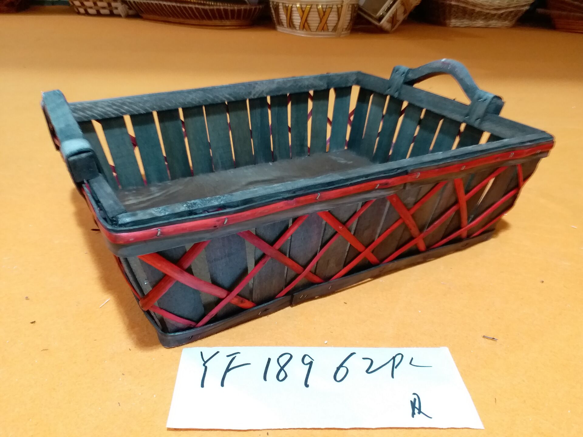 Gushi Yufeng handmade woven basket wicker tray gift basket gift packing basket fruit basket Christmas basket