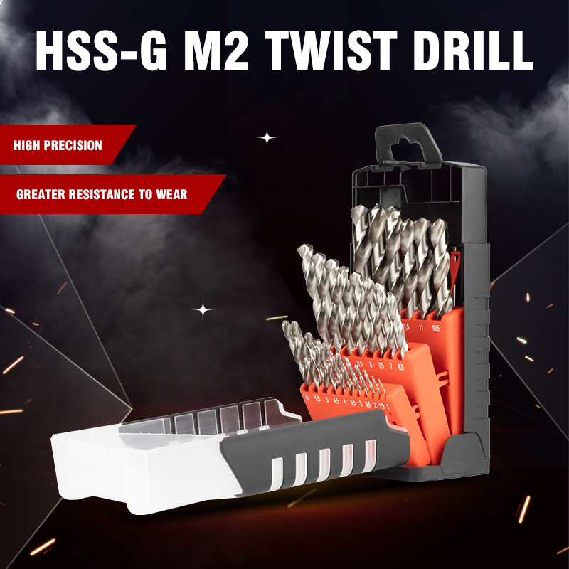 Din338 Hss Fully Ground Twist Drill With White Finish