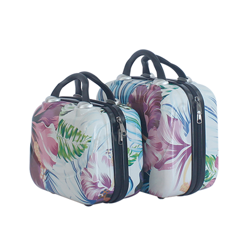 Fashionable pattern zipper suitcase
