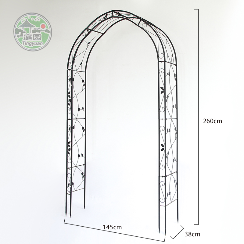 Metal garden arch