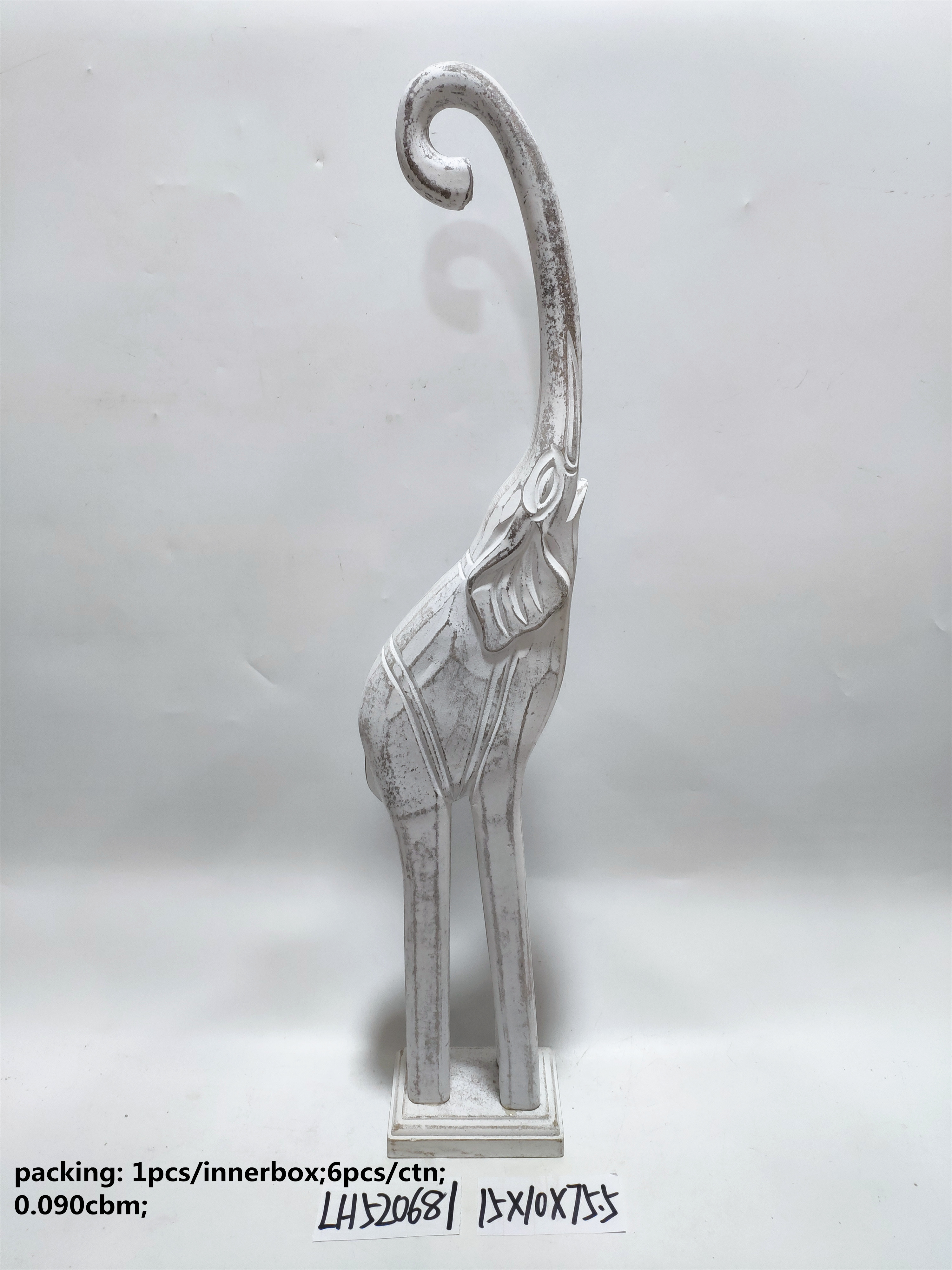 MDF animal retro home decoration tabletop ornament