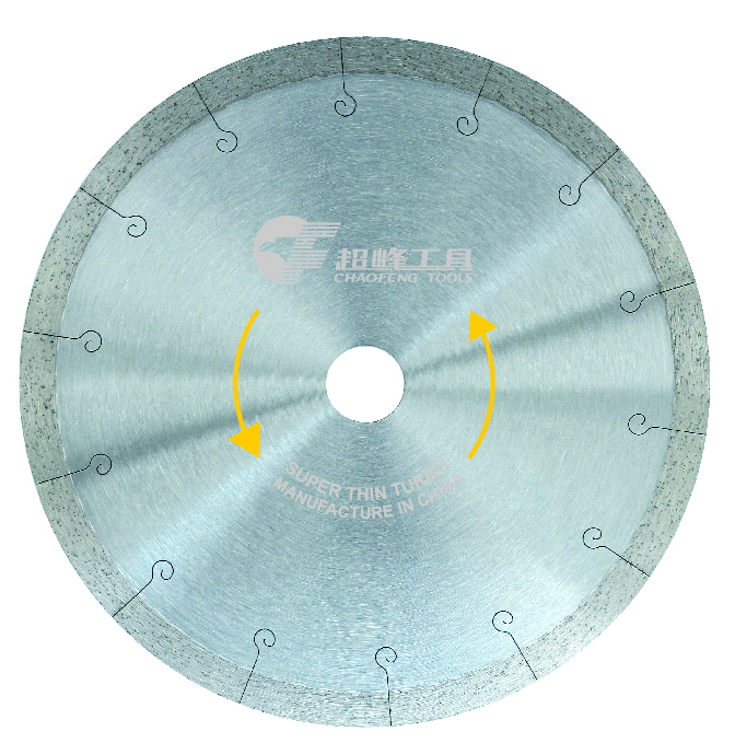 diamond laser slotting ultra-thin saw blade
