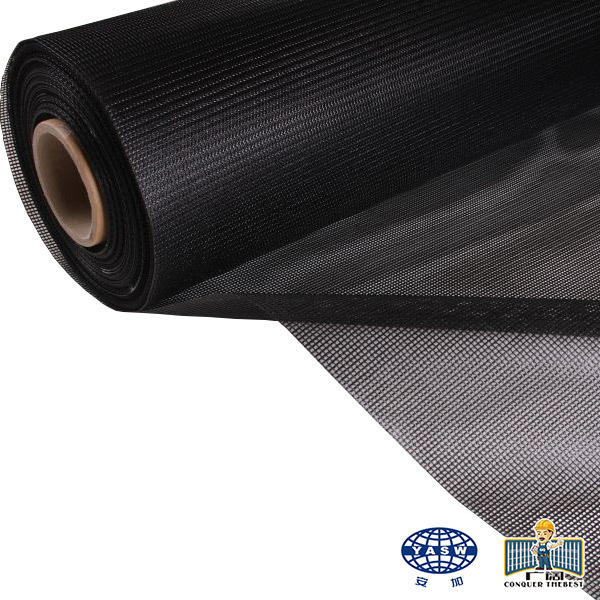 Fiberglass window screen mesh and net