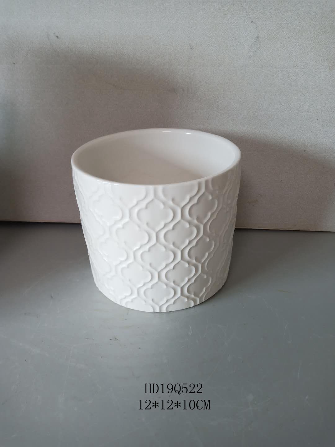 garden flower design ceramic plant pot
