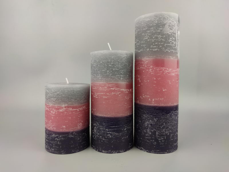 rustic candle multi-layer