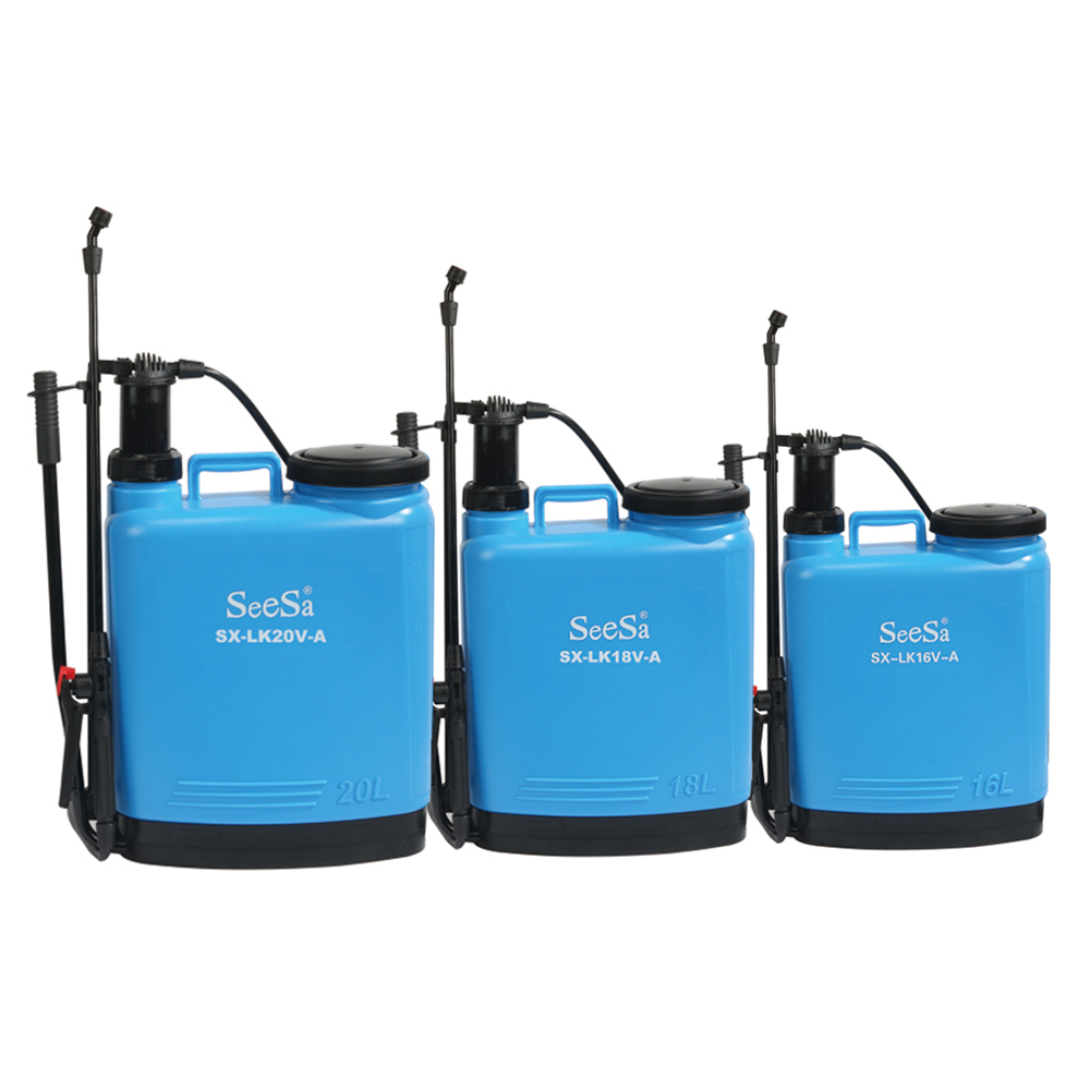 Seesa wholesale 16/18/20L agricultural farm plant plastic knapsack manual pressure pesticide sprayer