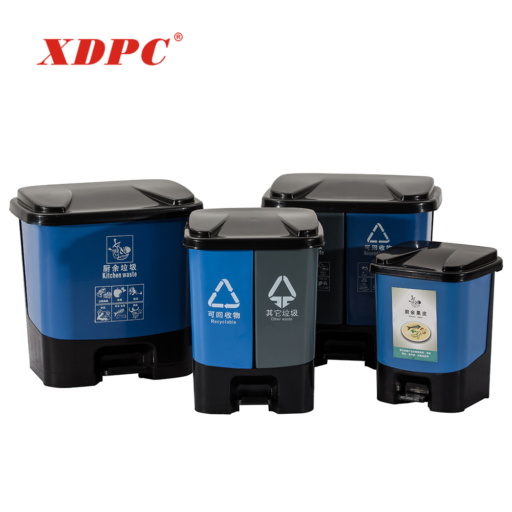 Cheap indoor hotel room colored practical classify dustbin bin trash can waste segregation dustbin