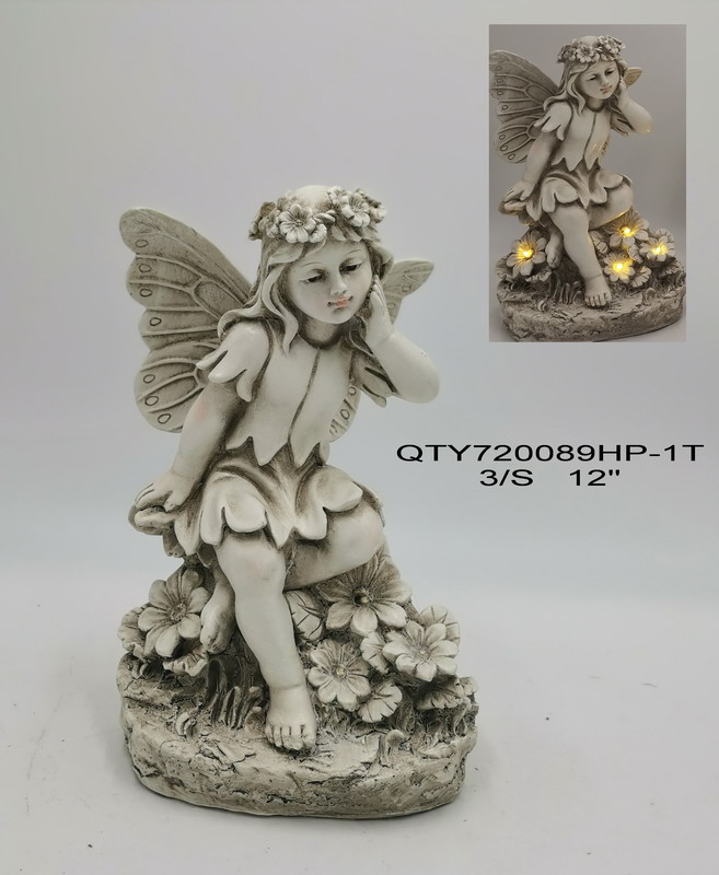 Garden fairy with LED