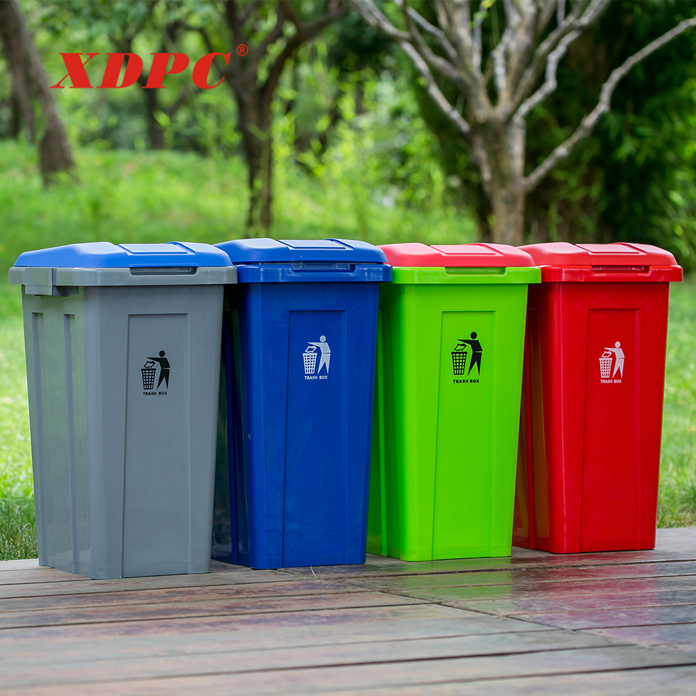 XDPC Classify trash can classification rubbish waste bin plastic classified hotel litter dustbin