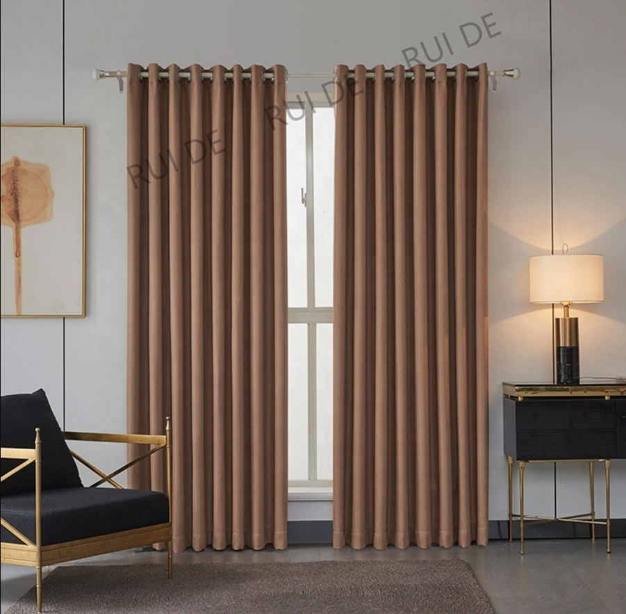 polyester jacquard blackout curtain fabric