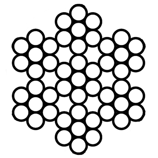 7X7 Stainless steel wire rope
