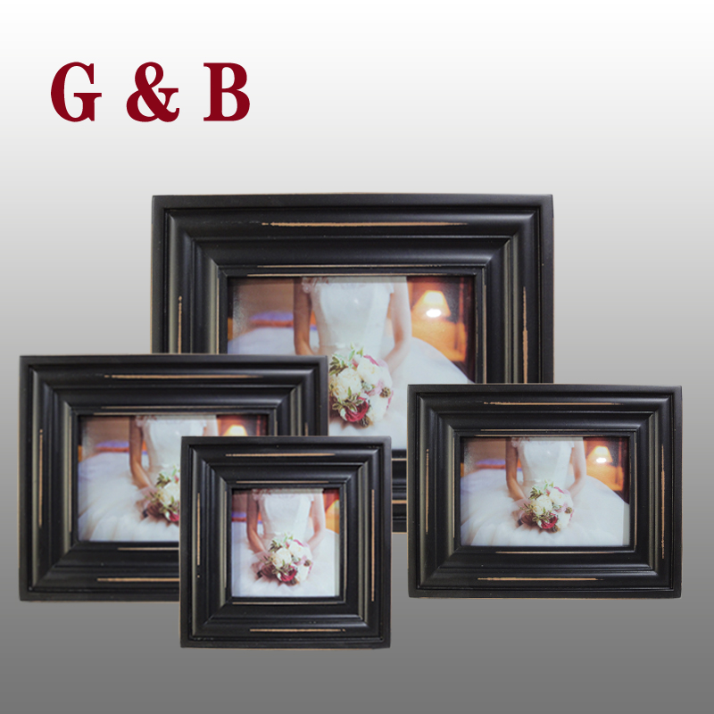 G19142 4x4"/4x6"/5x7"/8x10" Wooden Photo Frame