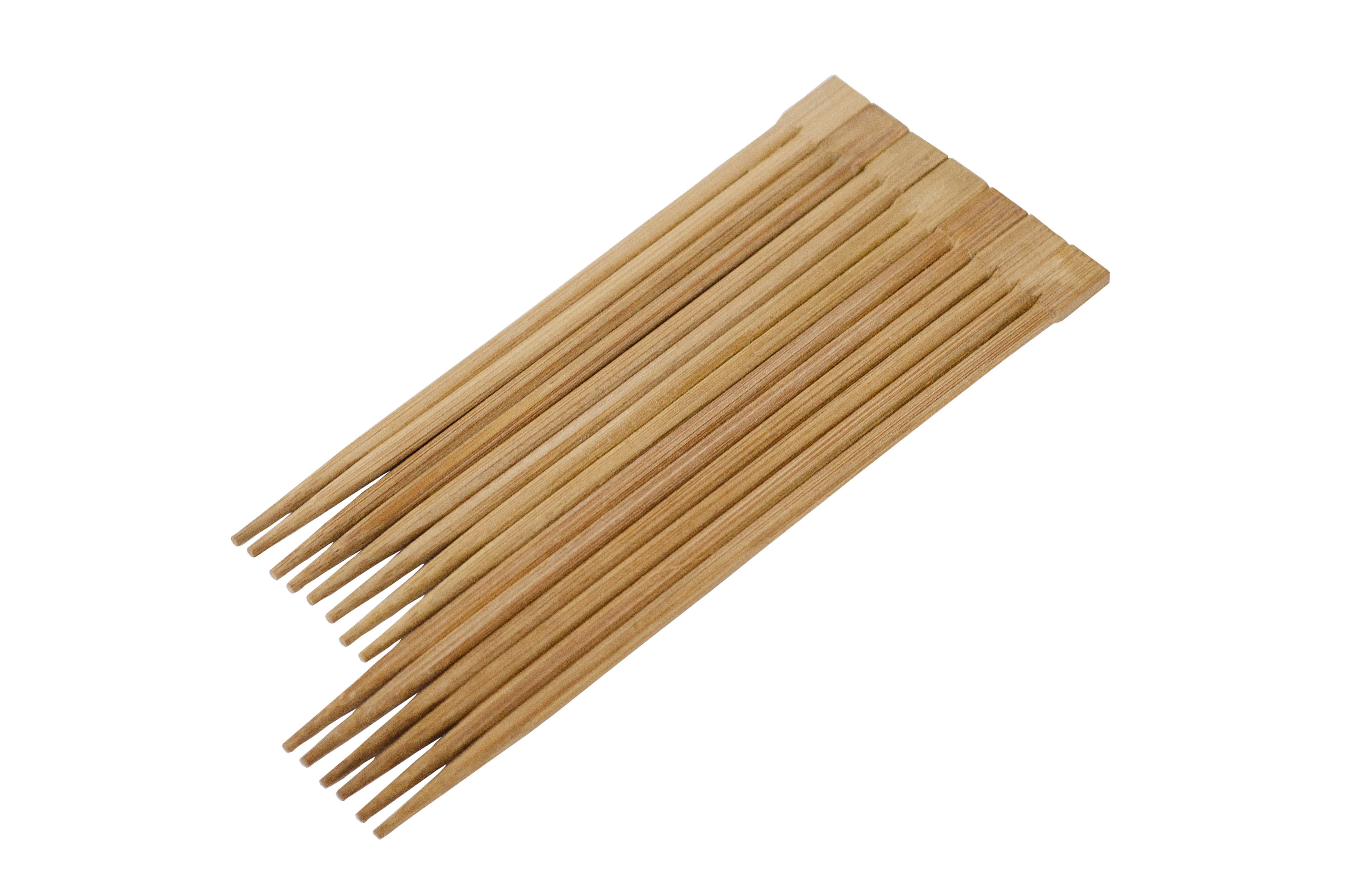 Disposable carbonized twins bamboo chopstick
