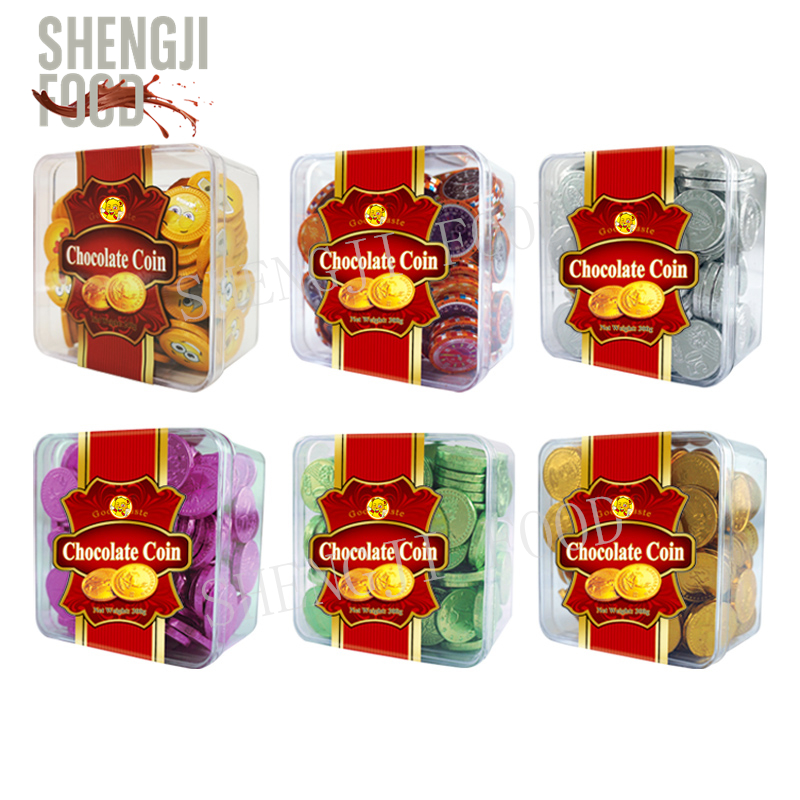Choco Coin - Square Box Bottle Series