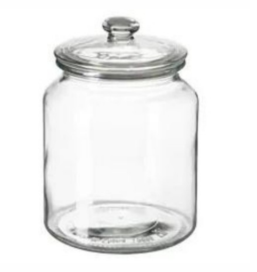 Round shape leakproof glass food storage jar container
