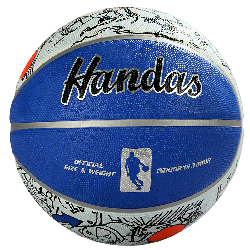 Rubber basketball
