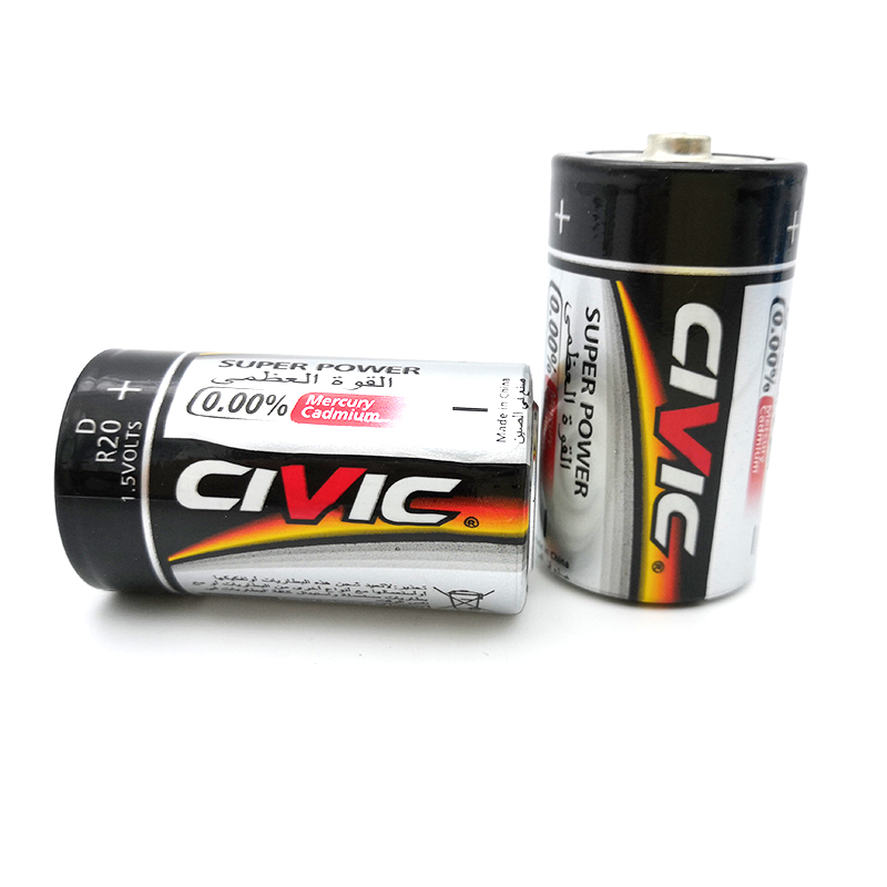 Dry Battery / Zinc Carbon Battery D R20 1.5v