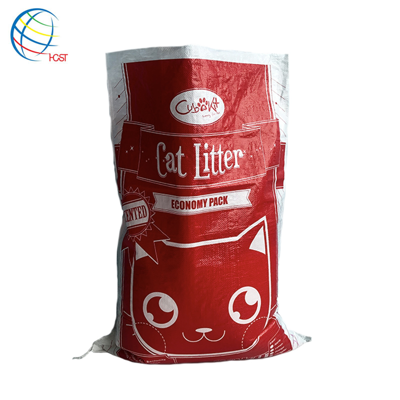 Factory customized 50kg bopp Laminated bag poultry feed bag pp woven pet food bag pp animal feed bag for cat litter dog food packaging