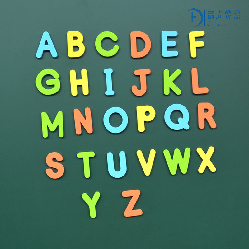 Magnetic EVA letter puzzle toy for kid
