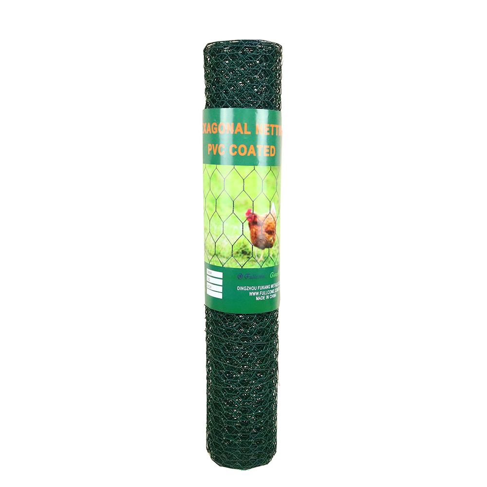 PVC Coated Hexagonal Wire Netting PVC Coated Wire Netting Green Hexagonal Netting, PVC Wire Mesh