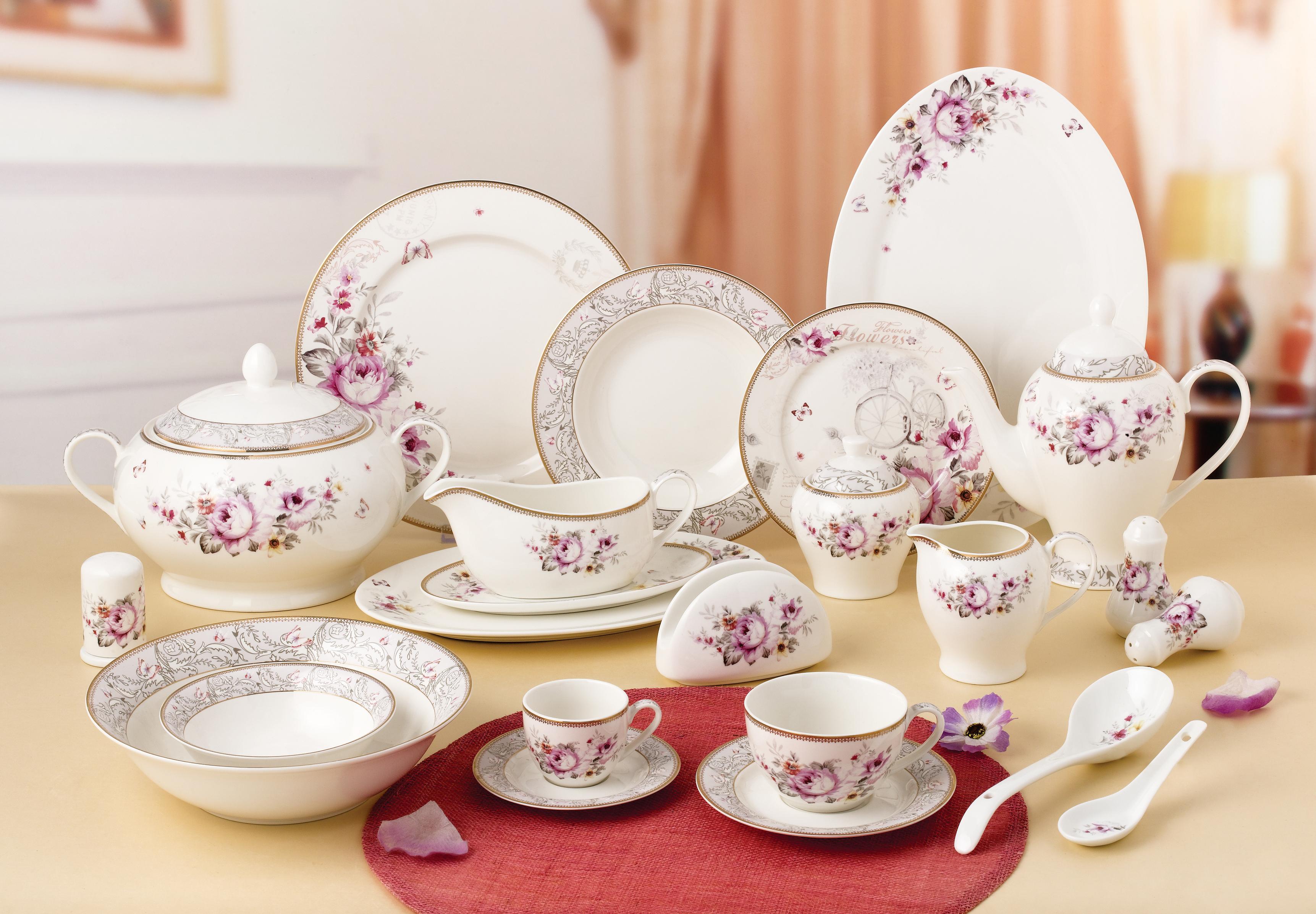 Round Dinner Set 86pcs
