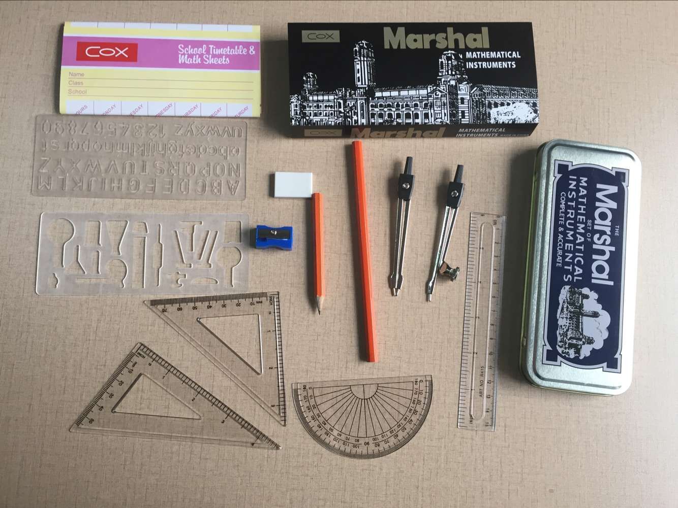 Students using mathematical sets