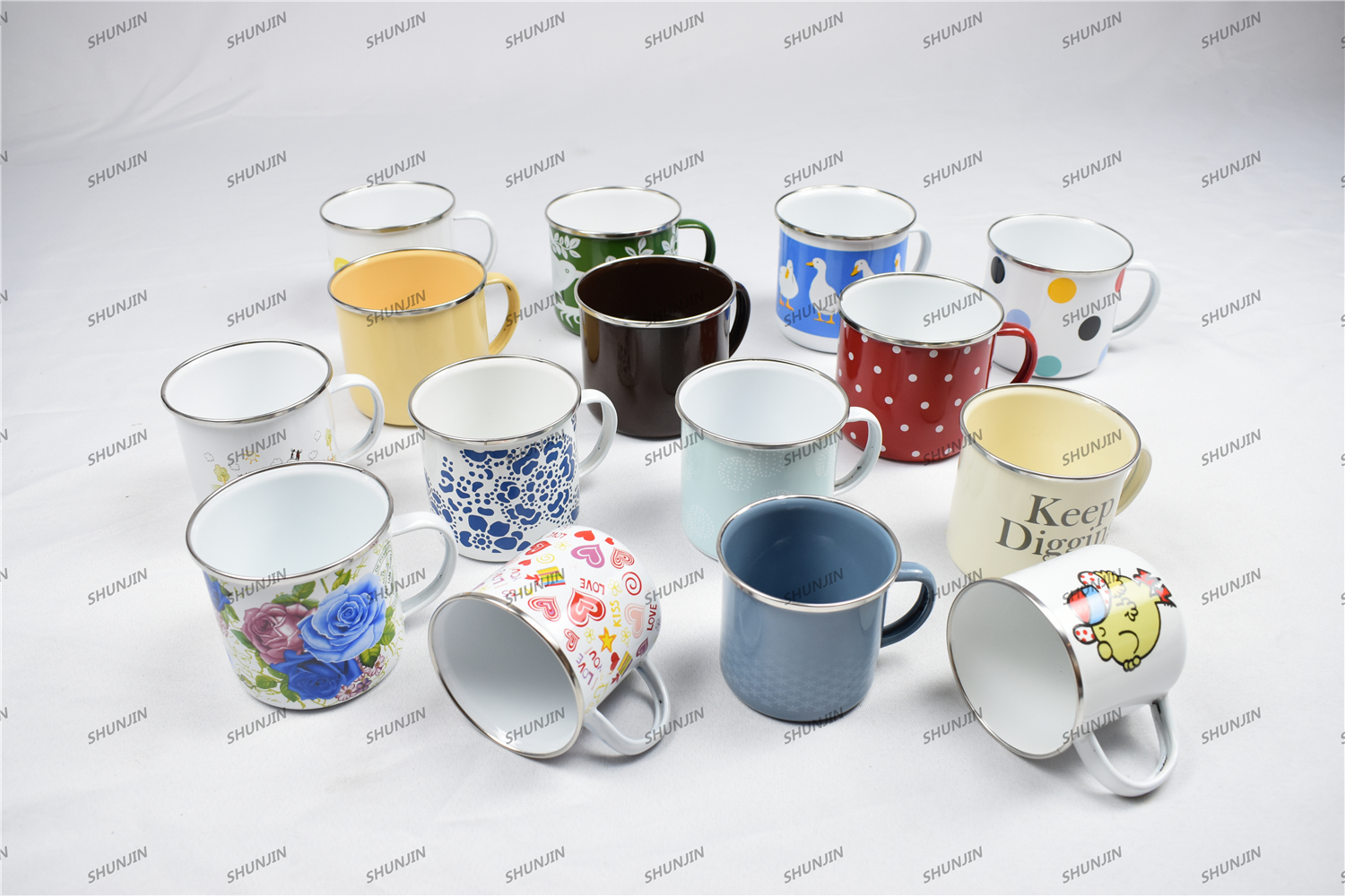 enamel mug